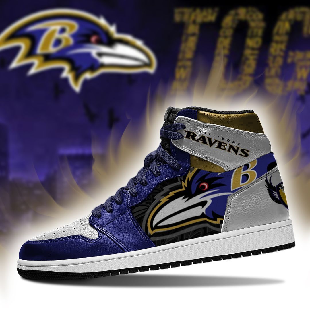 Baltimore Ravens Custom Jshoes - Anz3dgift.com