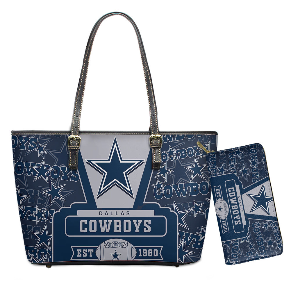 Dallas Cowboys Leather Tote Hand Bag and Purse Set BB08 – Anz3dgift.com