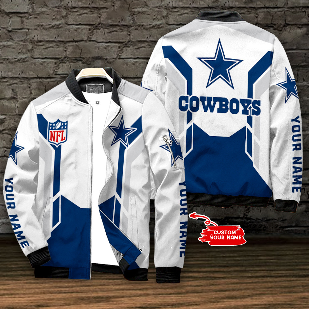 Dallas Cowboys Personalized Bomber Jacket Bg802 – Anz3dgift Store