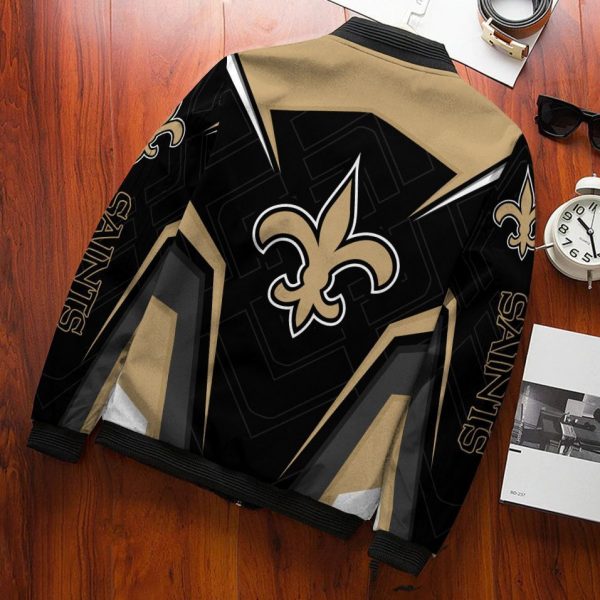 New Orleans Saints Bomber Jacket 115 - Image 2