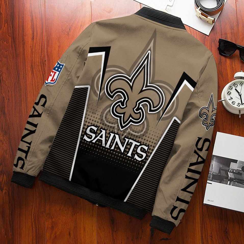 New Orleans Saints Bomber Jacket 500 - Anz3dgift.com