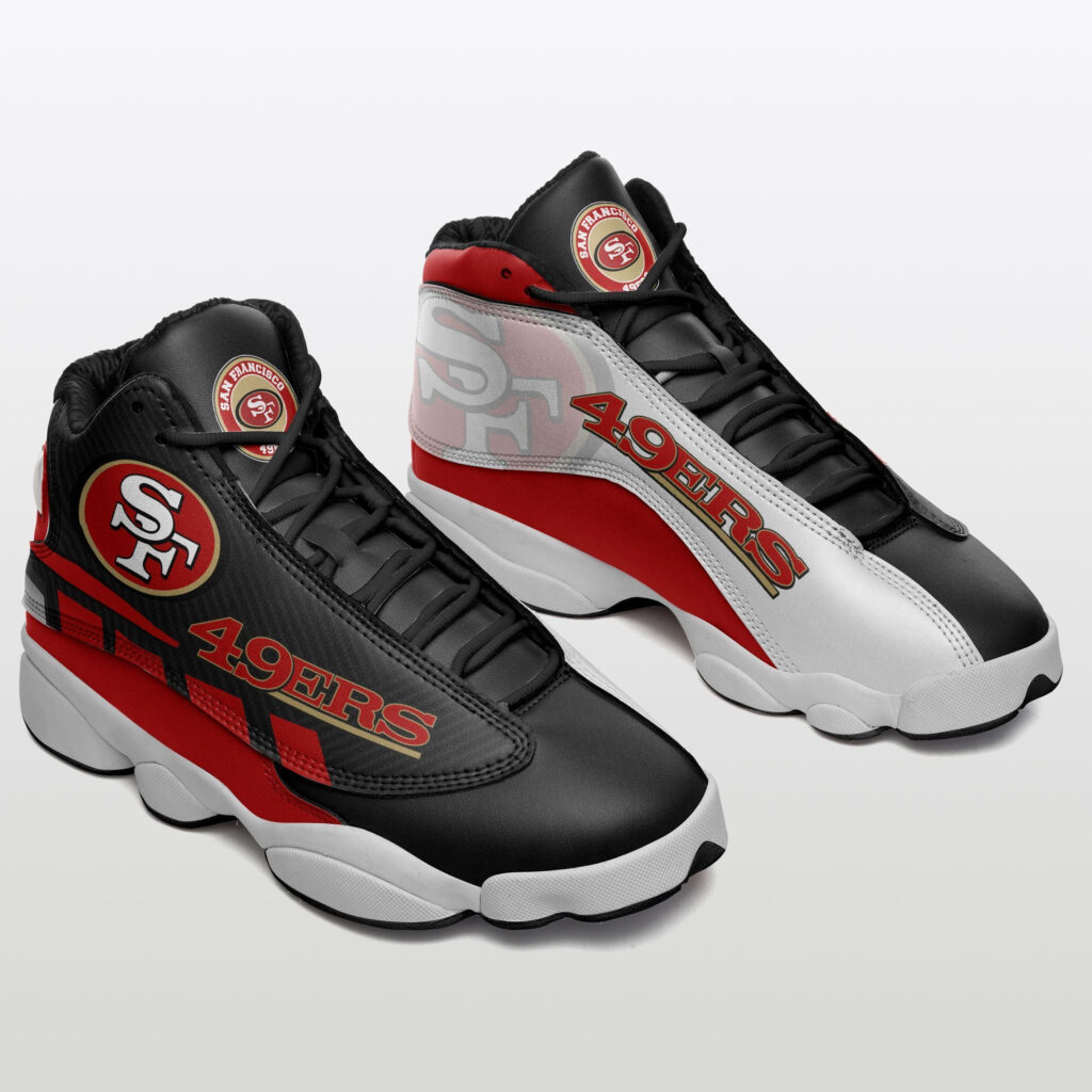 San Francisco 49ers Air JD13 Sneakers 608 - Anz3dgift.com