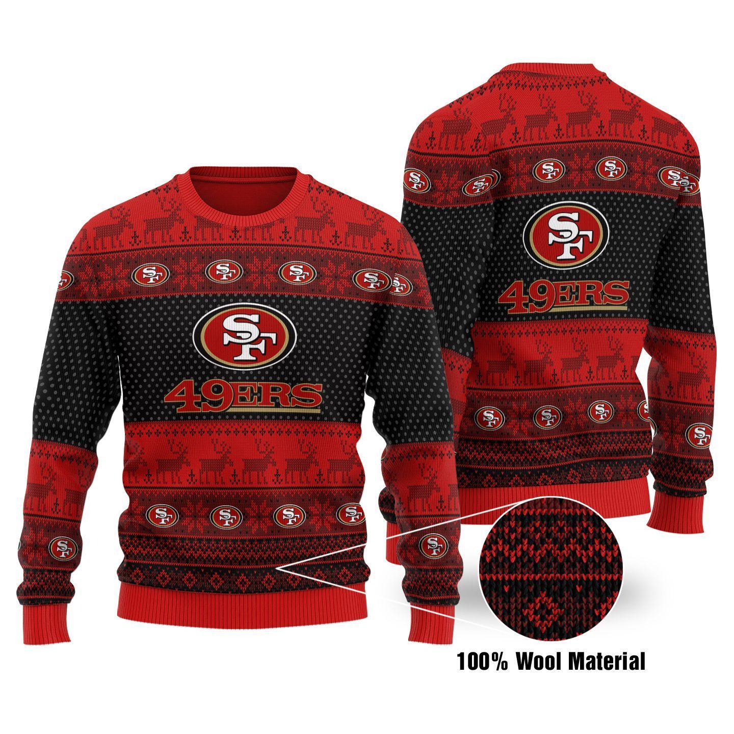 San Francisco 49ers Sweater 02 - Anz3dgift.com