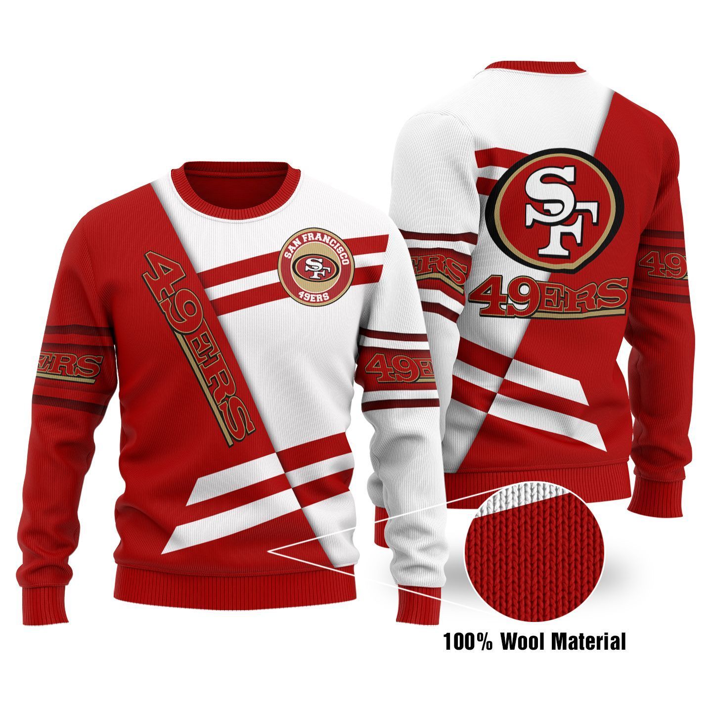 San Francisco 49ers Sweater 53 - Anz3dgift.com