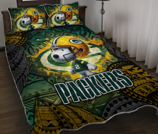 Green Bay Packers Quilt Set BGQS168 – Anz3dgift.com