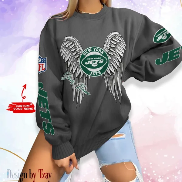 New York Jets Personalized Fashion Design New Woolen Sweater BGSWT337