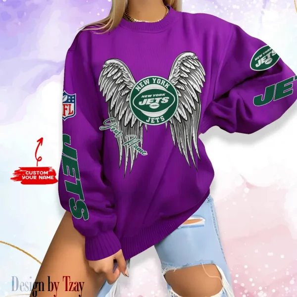 New York Jets Personalized Fashion Design New Woolen Sweater BGSWT337 - Image 3