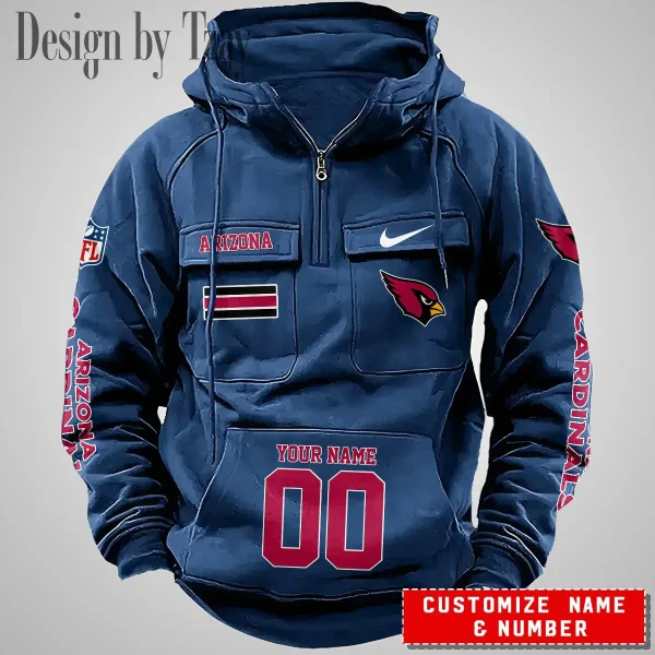 Arizona Cardinals Vintage Men Hoodie AZVMHD380 - Image 2