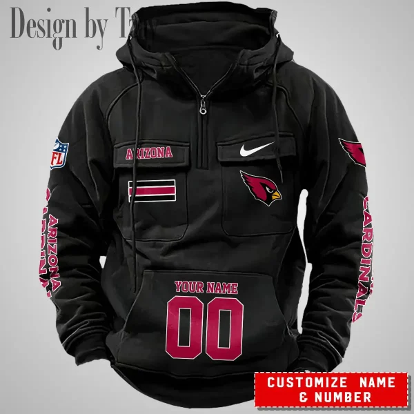 Arizona Cardinals Vintage Men Hoodie AZVMHD380 - Image 5