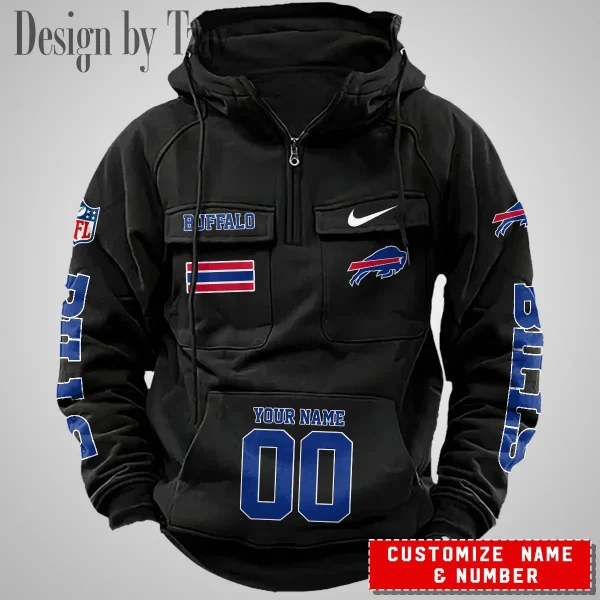 Buffalo Bills Vintage Men Hoodie AZVMHD383 - Image 5