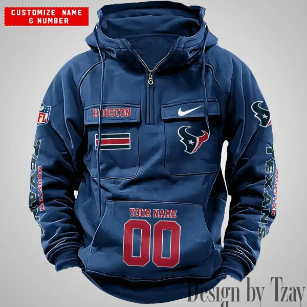 Houston Texans Vintage Men Hoodie AZVMHD392 - Image 5