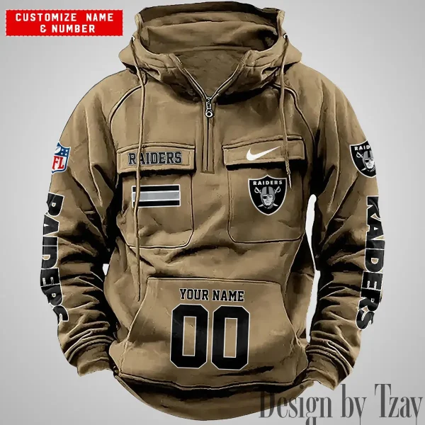 Las Vegas Raiders Vintage Men Hoodie AZVMHD396 - Image 5