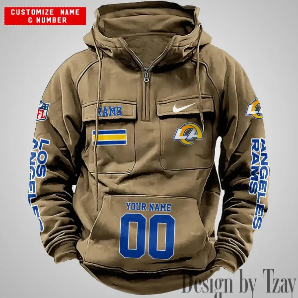 Los Angeles Rams Vintage Men Hoodie AZVMHD398