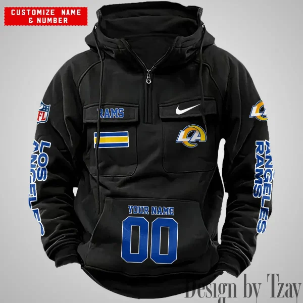 Los Angeles Rams Vintage Men Hoodie AZVMHD398 - Image 2