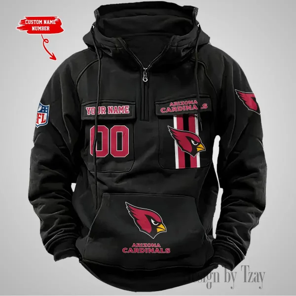 Arizona Cardinals Vintage Men Hoodie AZVMHD412 - Image 2