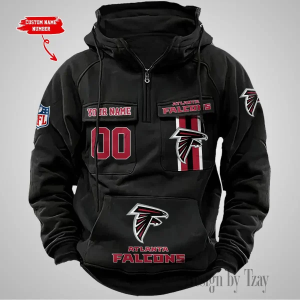 Atlanta Falcons Vintage Men Hoodie AZVMHD413