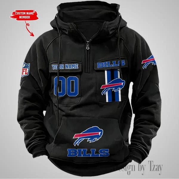 Buffalo Bills Vintage Men Hoodie AZVMHD415 - Image 5