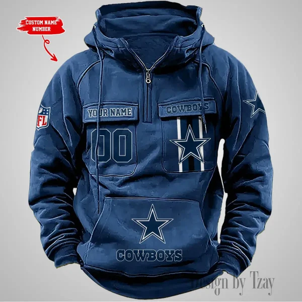 Dallas Cowboys Vintage Men Hoodie AZVMHD420