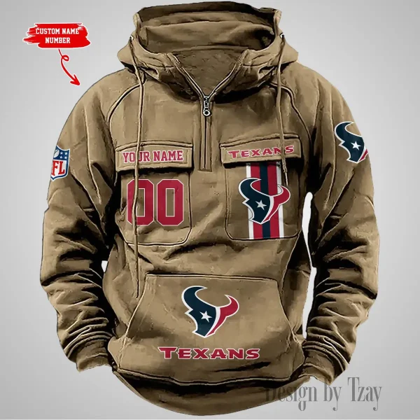 Houston Texans Vintage Men Hoodie AZVMHD424 - Image 5