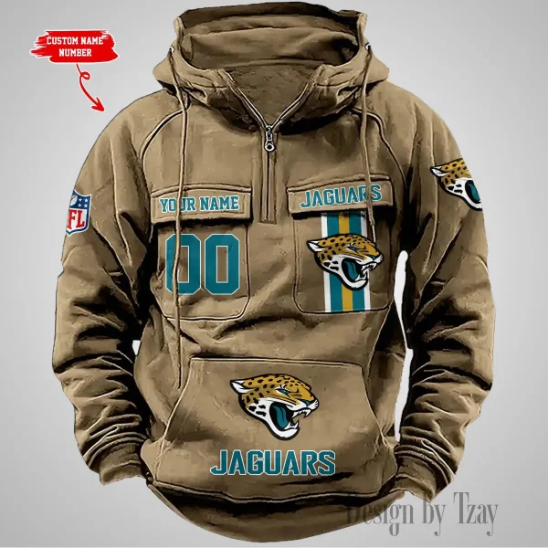 Jacksonville Jaguars Vintage Men Hoodie AZVMHD426 - Image 5