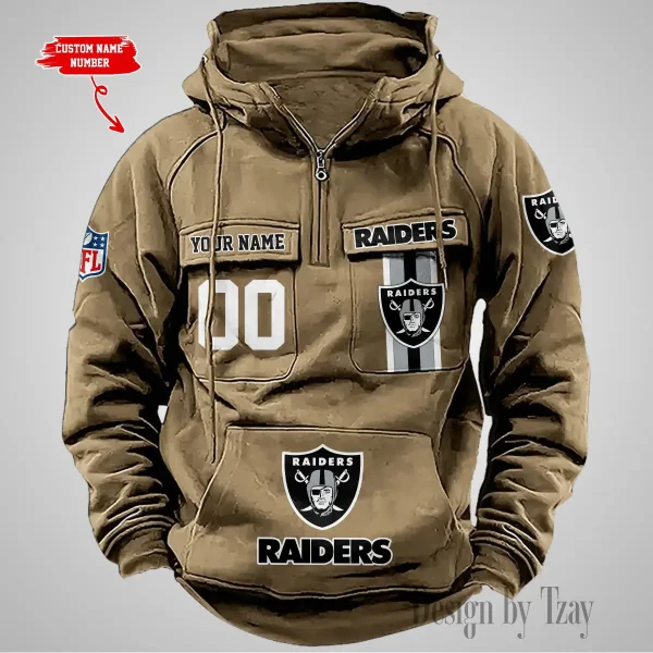 Las Vegas Raiders Vintage Men Hoodie AZVMHD428 - Image 5