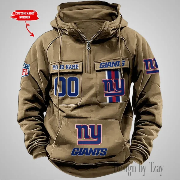 New York Giants Vintage Men Hoodie AZVMHD435 - Image 2