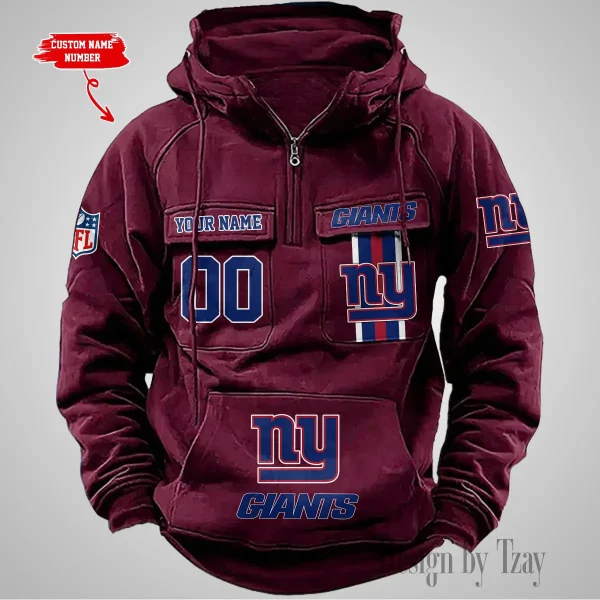 New York Giants Vintage Men Hoodie AZVMHD435 - Image 5