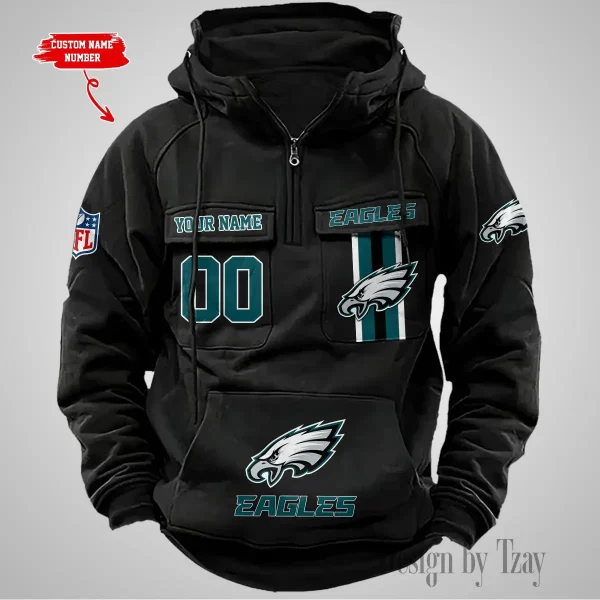 Philadelphia Eagles Vintage Men Hoodie AZVMHD437