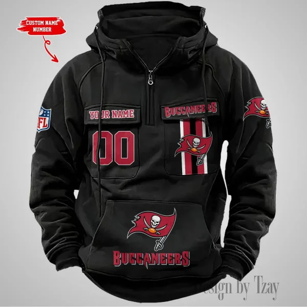 Tampa Bay Buccaneers Vintage Men Hoodie AZVMHD441 - Image 2