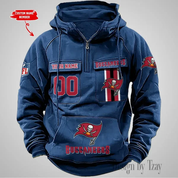 Tampa Bay Buccaneers Vintage Men Hoodie AZVMHD441 - Image 3