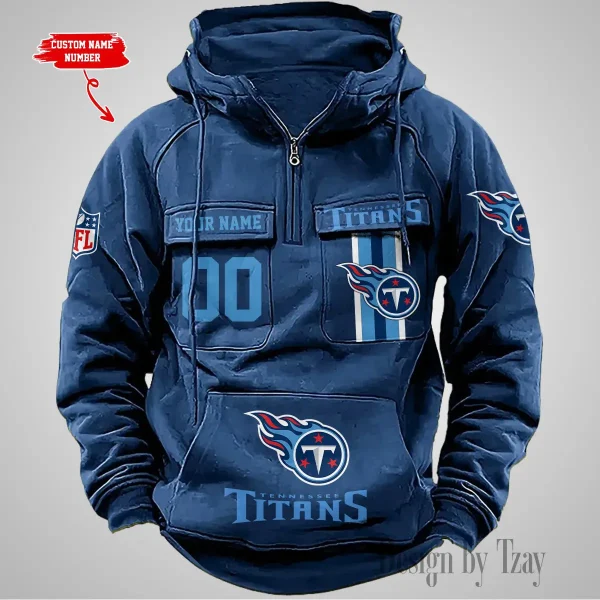 Tennessee Titans Vintage Men Hoodie AZVMHD442