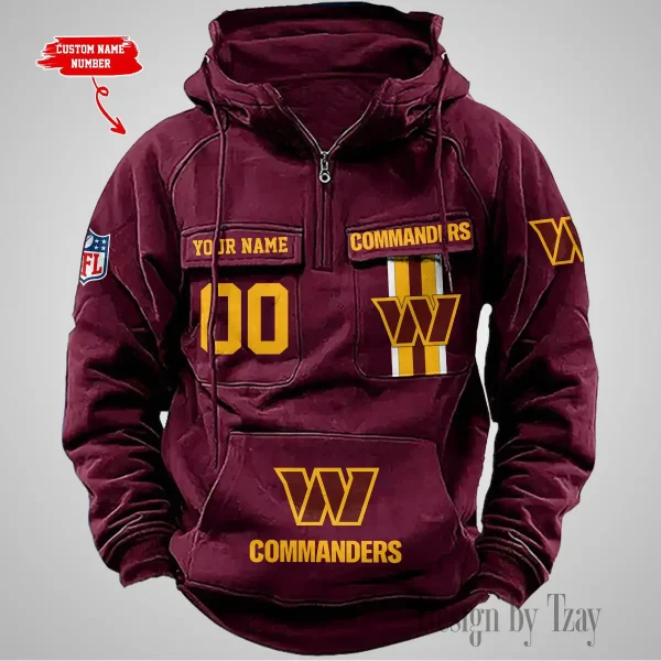 Washington Commanders Vintage Men Hoodie AZVMHD443 - Image 4