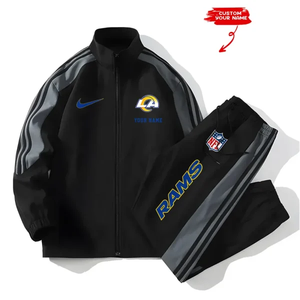 Los Angeles Rams New Style Versatile Sports Set Jacket And Pants S9VSS2PS019 - Image 2