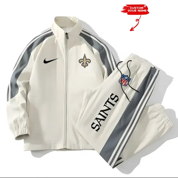 New Orleans Saints New Style Versatile Sports Set Jacket And Pants S9VSS2PS023