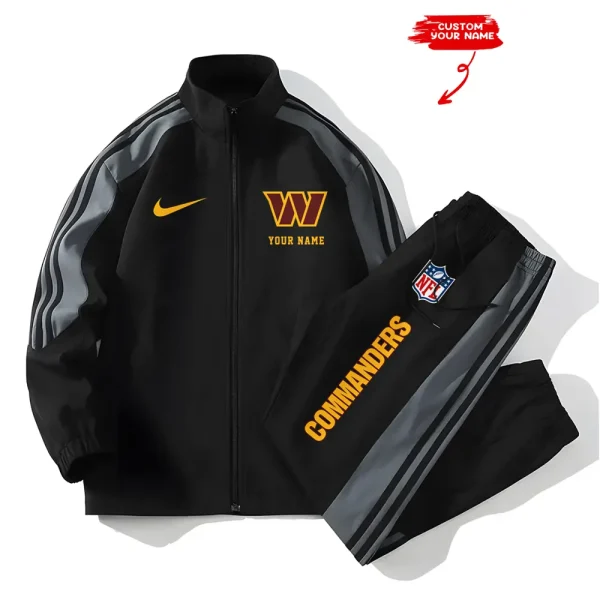 Washington Commanders New Style Versatile Sports Set Jacket And Pants S9VSS2PS032 - Image 2