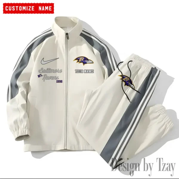 Baltimore Ravens New Style Versatile Sports Set Jacket And Pants S9VSS2PS035