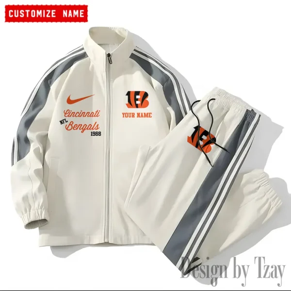 Cincinnati Bengals New Style Versatile Sports Set Jacket And Pants S9VSS2PS039