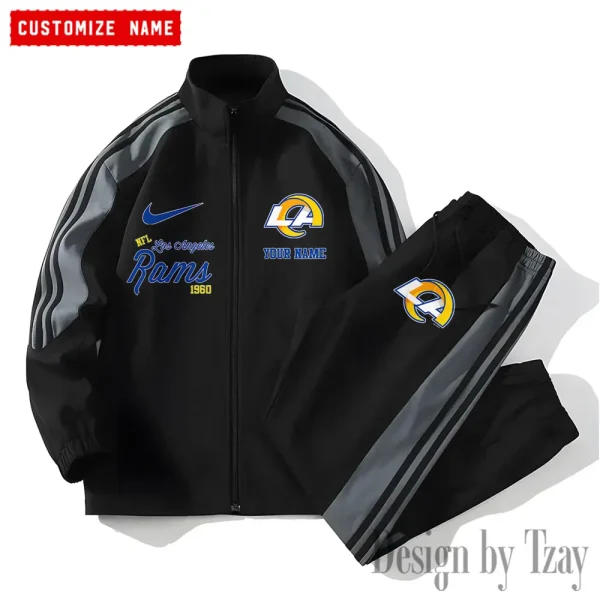 Los Angeles Rams New Style Versatile Sports Set Jacket And Pants S9VSS2PS051 - Image 2