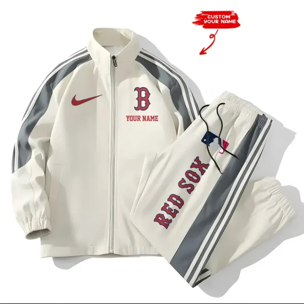 Boston Red Sox MLB New Style Versatile Sports Set Jacket And Pants S9VSS2PS068