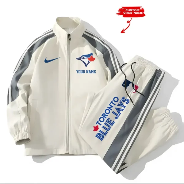 Toronto Blue Jays MLB New Style Versatile Sports Set Jacket And Pants S9VSS2PS093