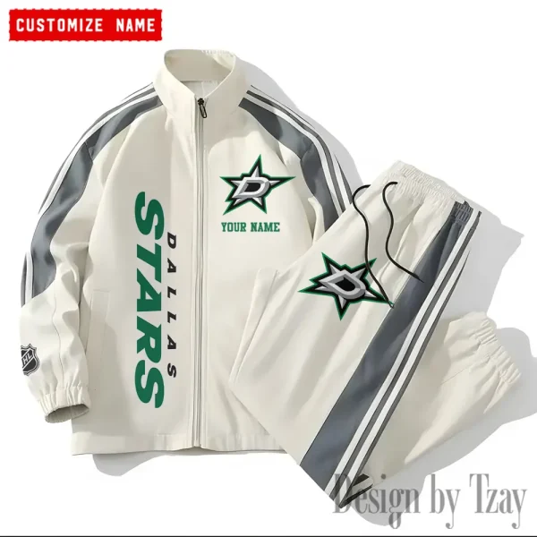 Dallas Stars NHL New Style Versatile Sports Set Jacket And Pants S9VSS2PS128