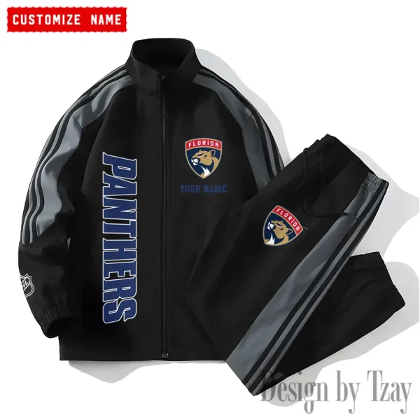 Florida Panthers NHL New Style Versatile Sports Set Jacket And Pants S9VSS2PS131