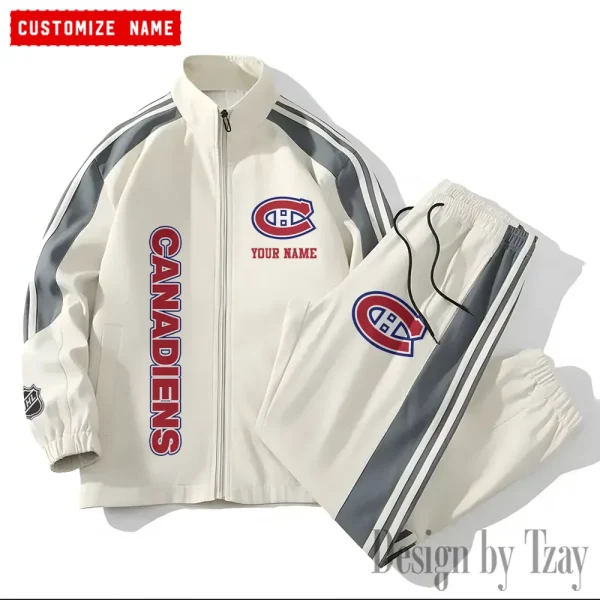 Montréal Canadiens NHL New Style Versatile Sports Set Jacket And Pants S9VSS2PS134