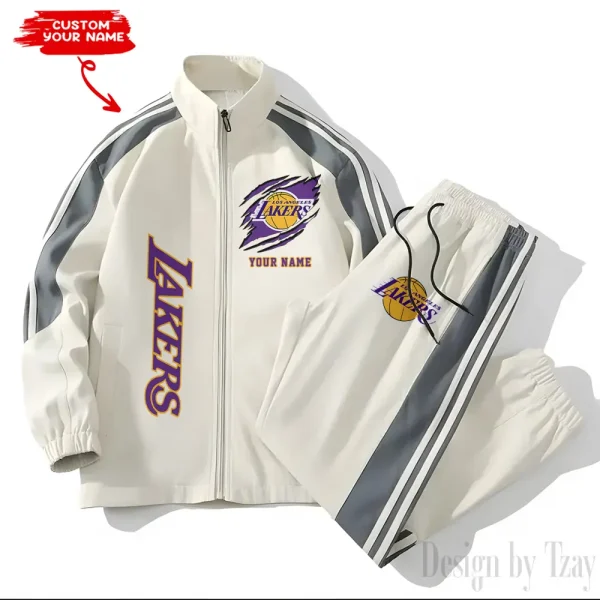 Los Angeles Lakers NBA New Style Versatile Sports Set Jacket And Pants S9VSS2PS232