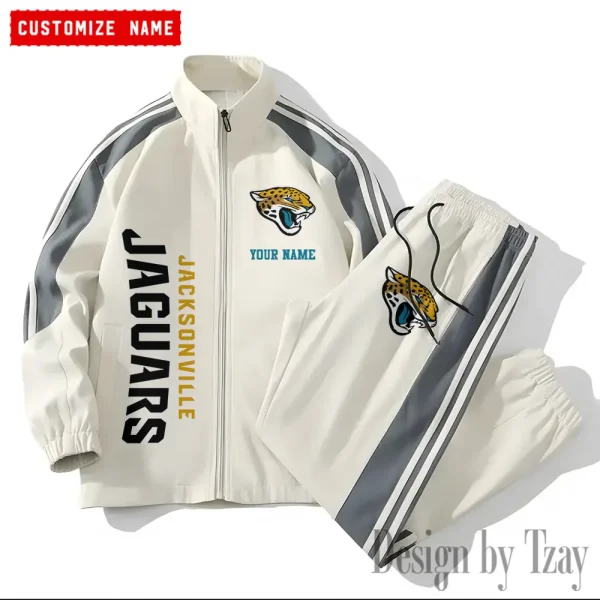 Jacksonville Jaguars NFL New Style Versatile Sports Set Jacket And Pants S9VSS2PS201