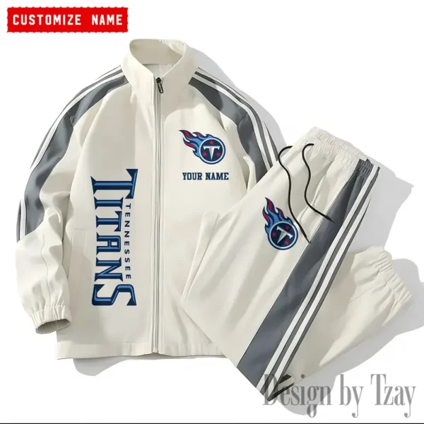 Tennessee Titans NFL New Style Versatile Sports Set Jacket And Pants S9VSS2PS217