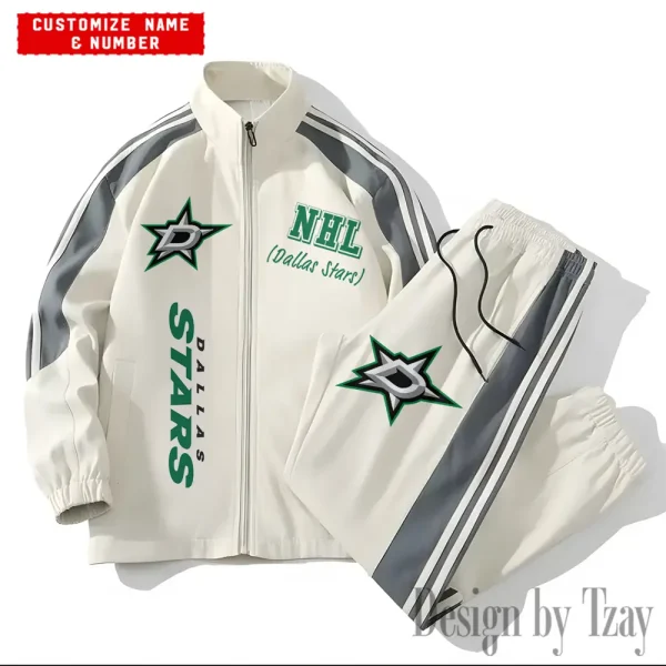 Dallas Stars NHL New Style Versatile Sports Set Jacket And Pants S9VSS2PS257