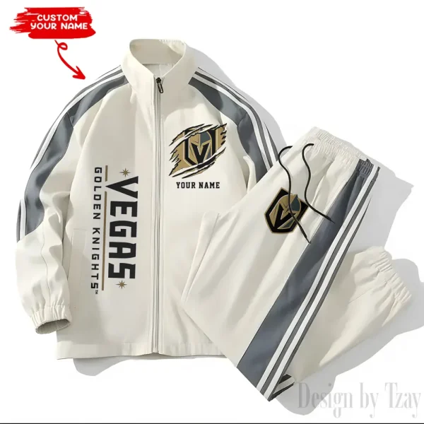 Vegas Golden Knights NHL New Style Versatile Sports Set Jacket And Pants S9VSS2PS293