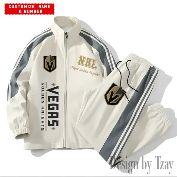 Vegas Golden Knights NHL New Style Versatile Sports Set Jacket And Pants S9VSS2PS310