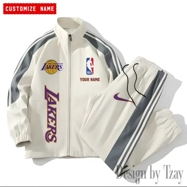 Los Angeles Lakers NBA New Style Versatile Sports Set Jacket And Pants S9VSS2PS326